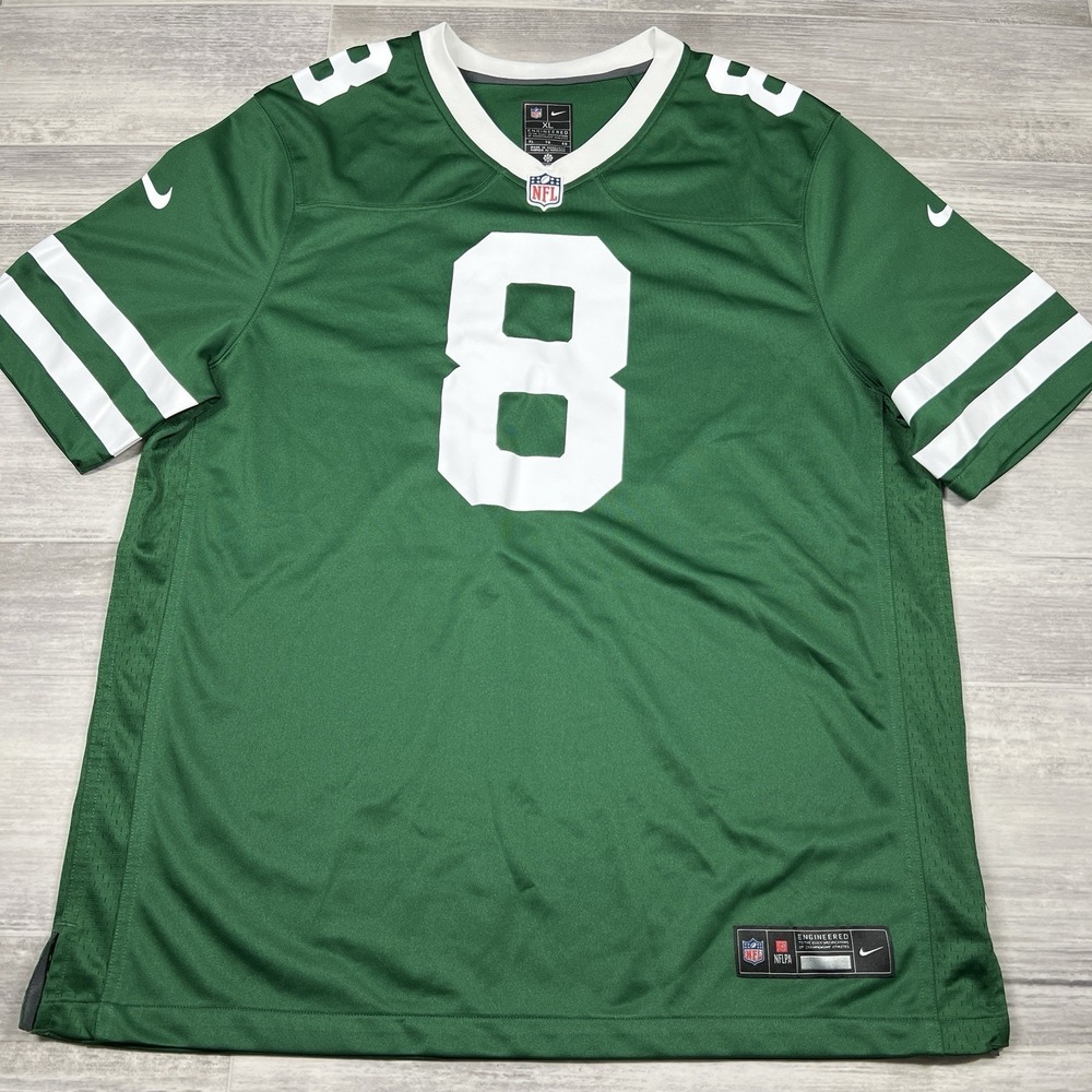 Nike New York Jets Aaron Rodgers #8 NFL Kids Game Jersey XLarge Green NEW‎
